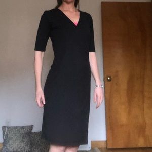 Hanna Andersson faux wrap dress COZY!